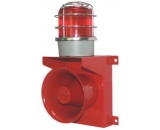 CS150AL-M-P, high-power industrial sound and light alarm, voice sound and light alarm, large dB audible alarm, light siren device