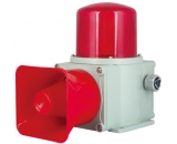 TLHDL, Cast aluminum type, heavy-duty, LED long bright / shiny, sound and light warning light industrial, marine sound and light alarms, sirens, horns, Audible signal devices