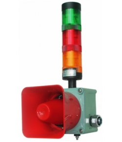 TLTD50L, Multilayer, LED multicolor industrial sound and light alarm, multi-signal, high-power sound and light alarm