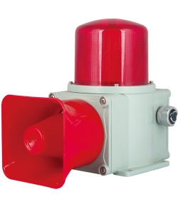 TLHDL, Cast aluminum type, heavy-duty, LED long bright / shiny, sound and light warning light industrial, marine sound and light alarms, sirens, horns, Audible signal devices
