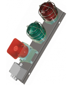 TLEWN40E+TLH1L2  双色灯带扬声器 船用多色组合声光灯柱 叉车 行车 交通灯 信号灯塔 轨道交通 警示灯 信号灯