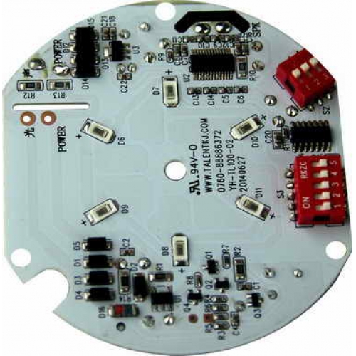 CSDL100-D12-LED 声光一体化，大功率，,数字式功放报警器电路板
