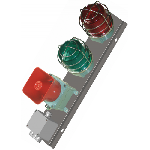 TLEWN40E+TLH1L2  双色灯带扬声器 船用多色组合声光灯柱 叉车 行车 交通灯 信号灯塔 轨道交通 警示灯 信号灯