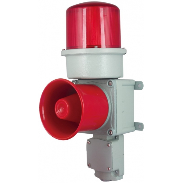 CS35AL 铸铝型重负荷 LED长亮/闪亮发光 船用声光报警器 语音声光报警器 声光警示灯