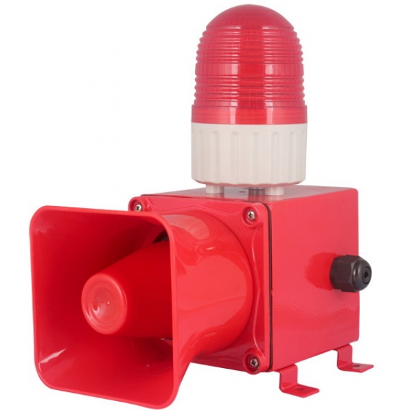 CS117AL-M，120DB，遥控，语音，一体化声光报警器 锅炉超高温声光报警器